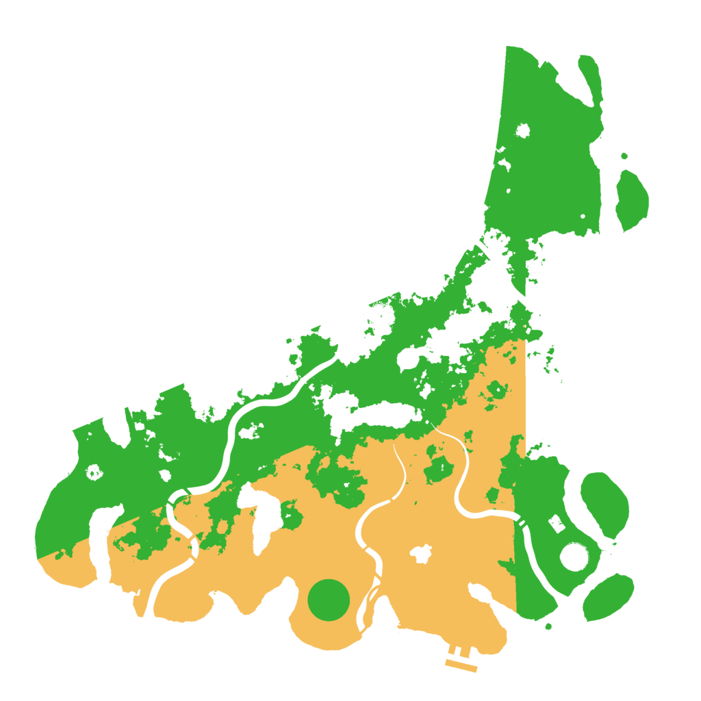 Biome Rust Map: Procedural Map, Size: 4400, Seed: 1882496472