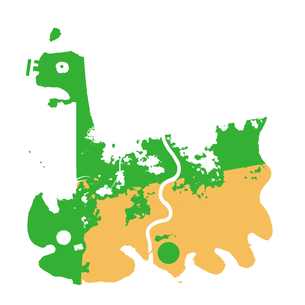 Biome Rust Map: Procedural Map, Size: 3700, Seed: 300735450