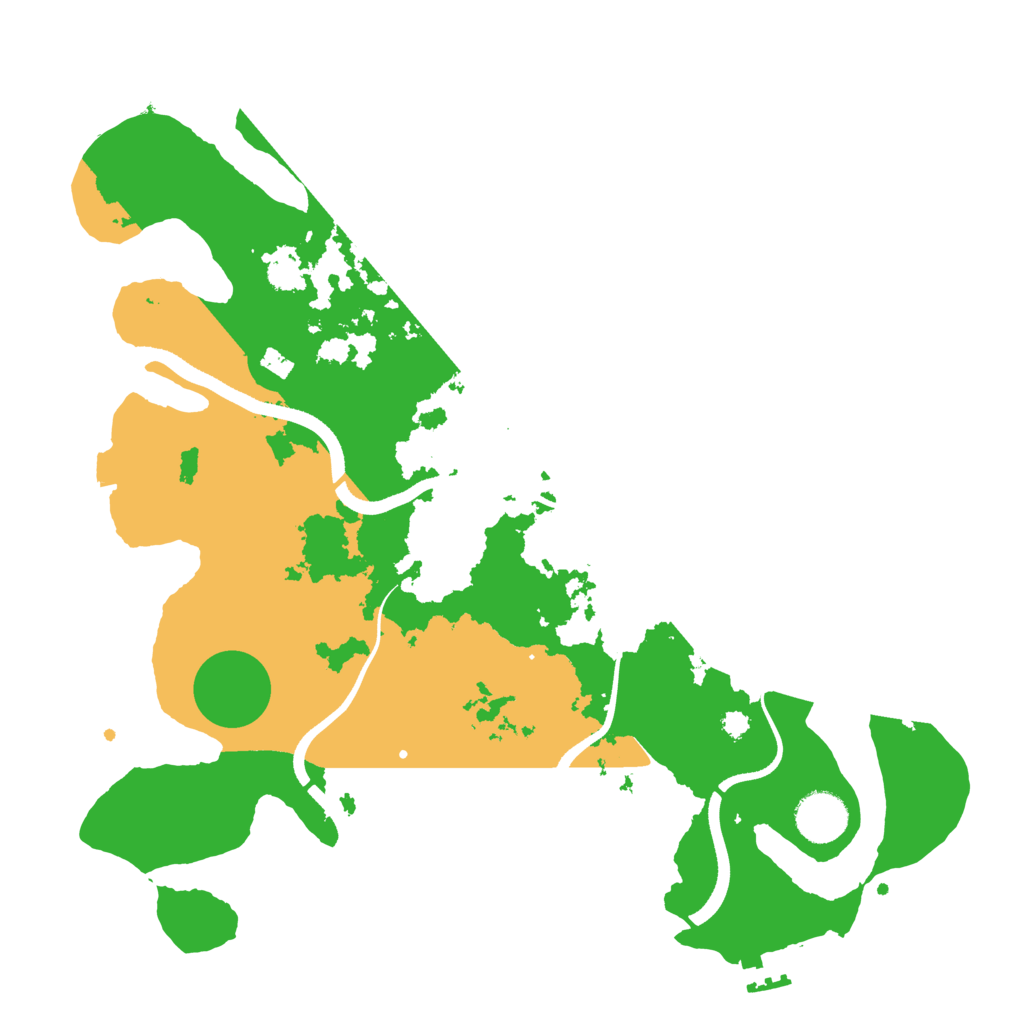 Biome Rust Map: Procedural Map, Size: 3500, Seed: 1589672729