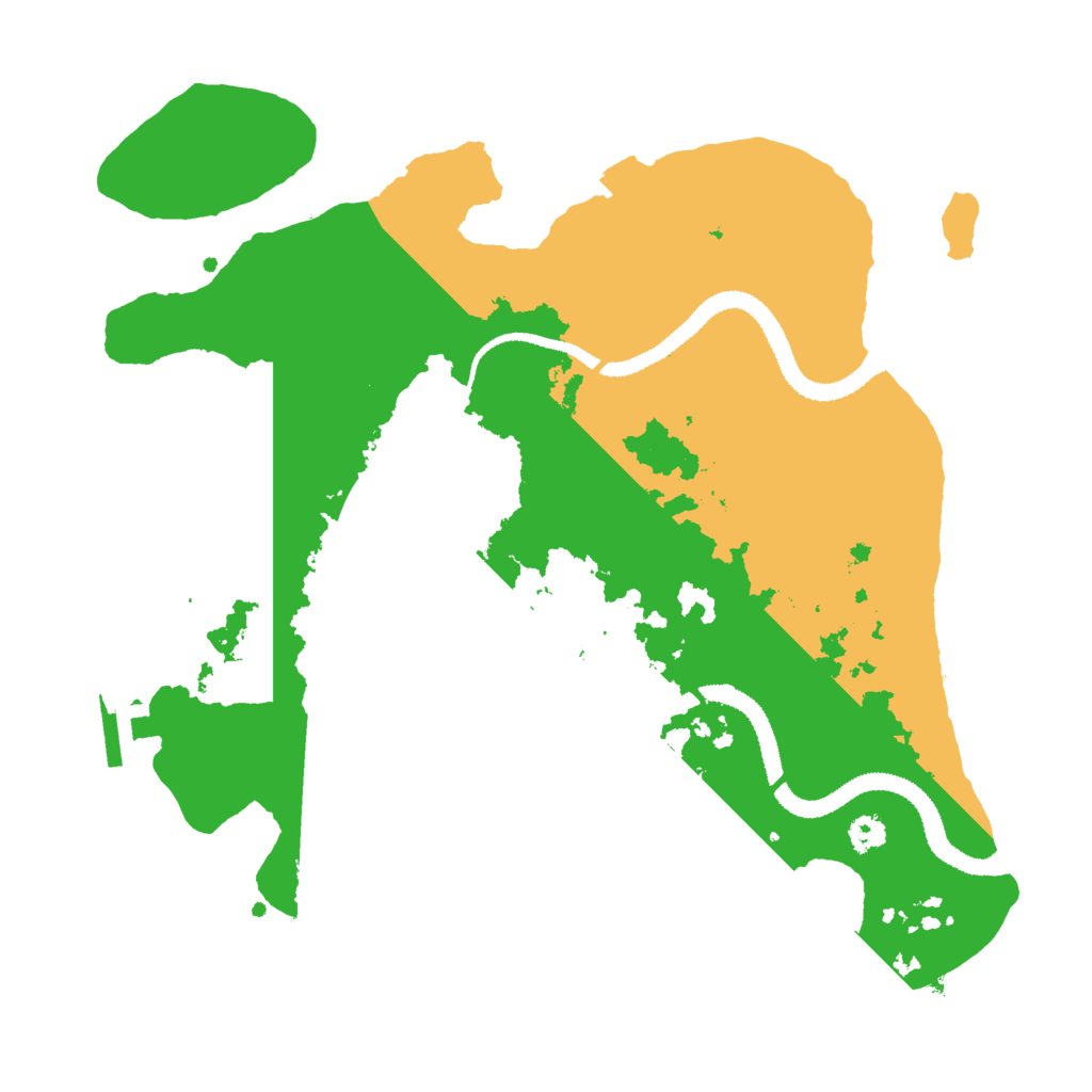 Biome Rust Map: Procedural Map, Size: 3000, Seed: 1212936930