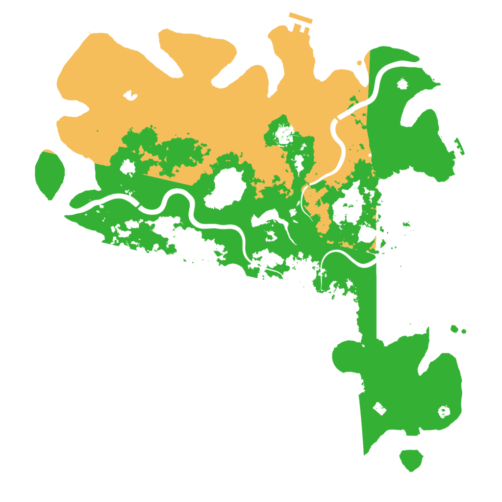 Biome Rust Map: Procedural Map, Size: 4249, Seed: 330635627