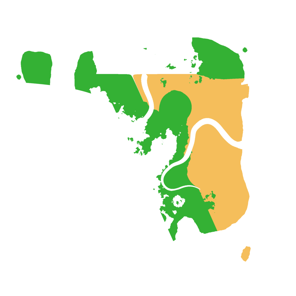 Biome Rust Map: Procedural Map, Size: 2500, Seed: 1779873601