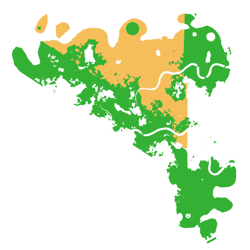 Biome Rust Map: Procedural Map, Size: 5000, Seed: 2095419691