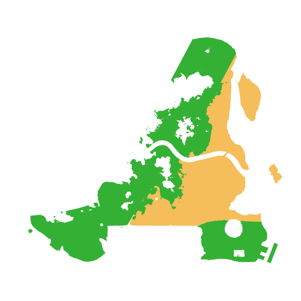 Biome Rust Map: Procedural Map, Size: 3000, Seed: 1853372317
