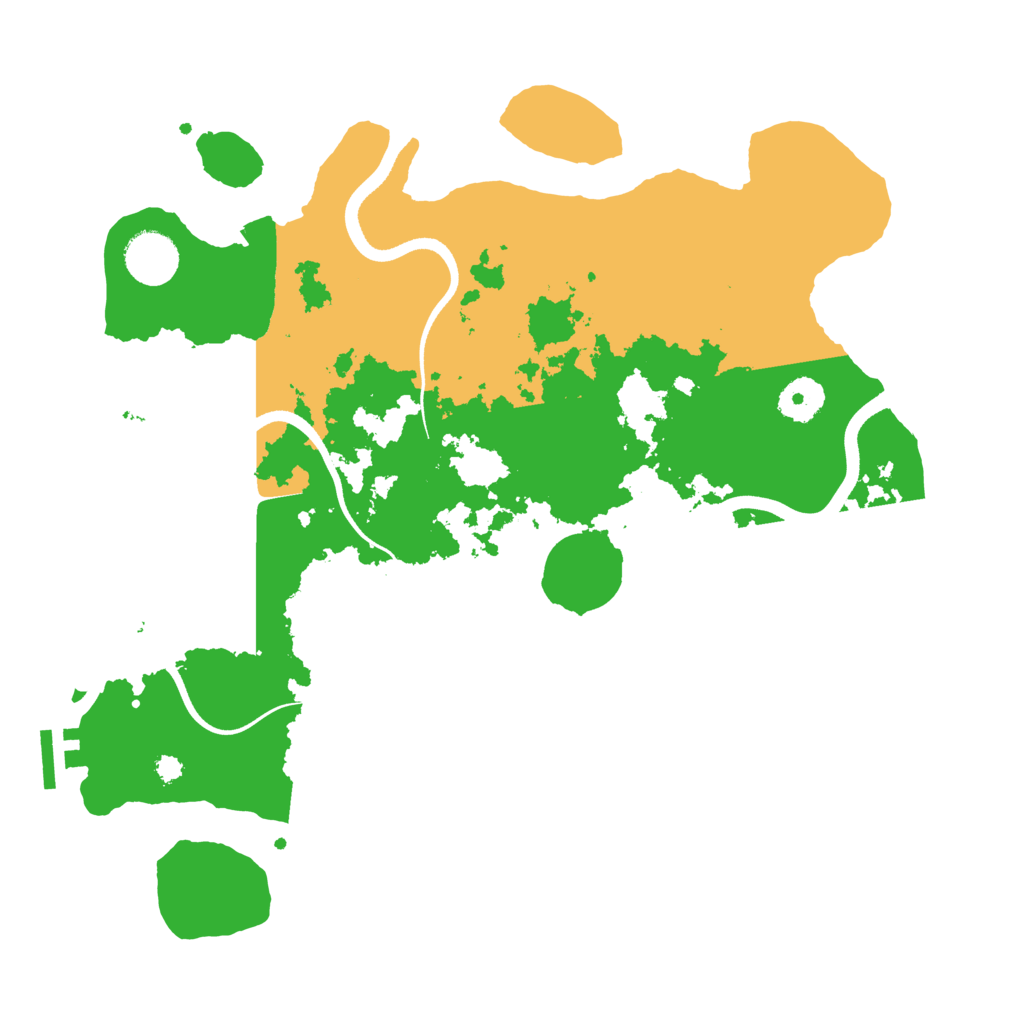 Biome Rust Map: Procedural Map, Size: 3500, Seed: 1429258972