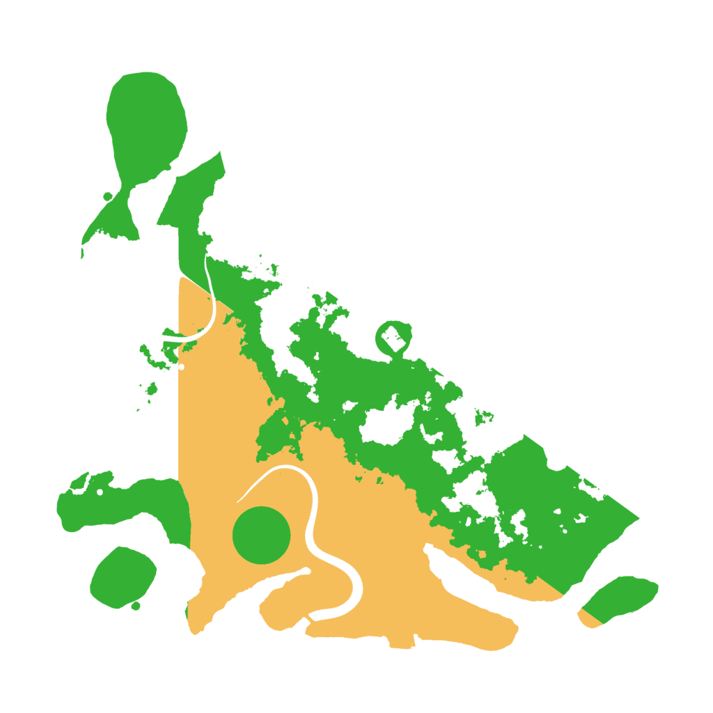 Biome Rust Map: Procedural Map, Size: 3250, Seed: 6036