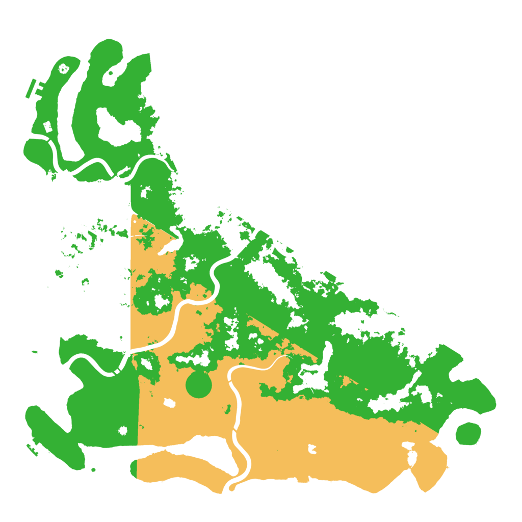 Biome Rust Map: Procedural Map, Size: 5250, Seed: 486134864