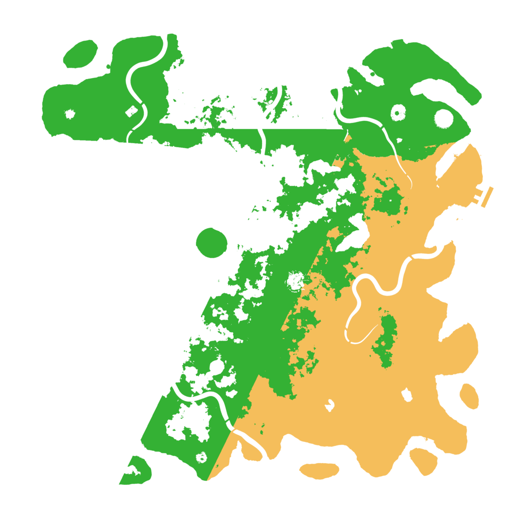 Biome Rust Map: Procedural Map, Size: 4800, Seed: 1260649253