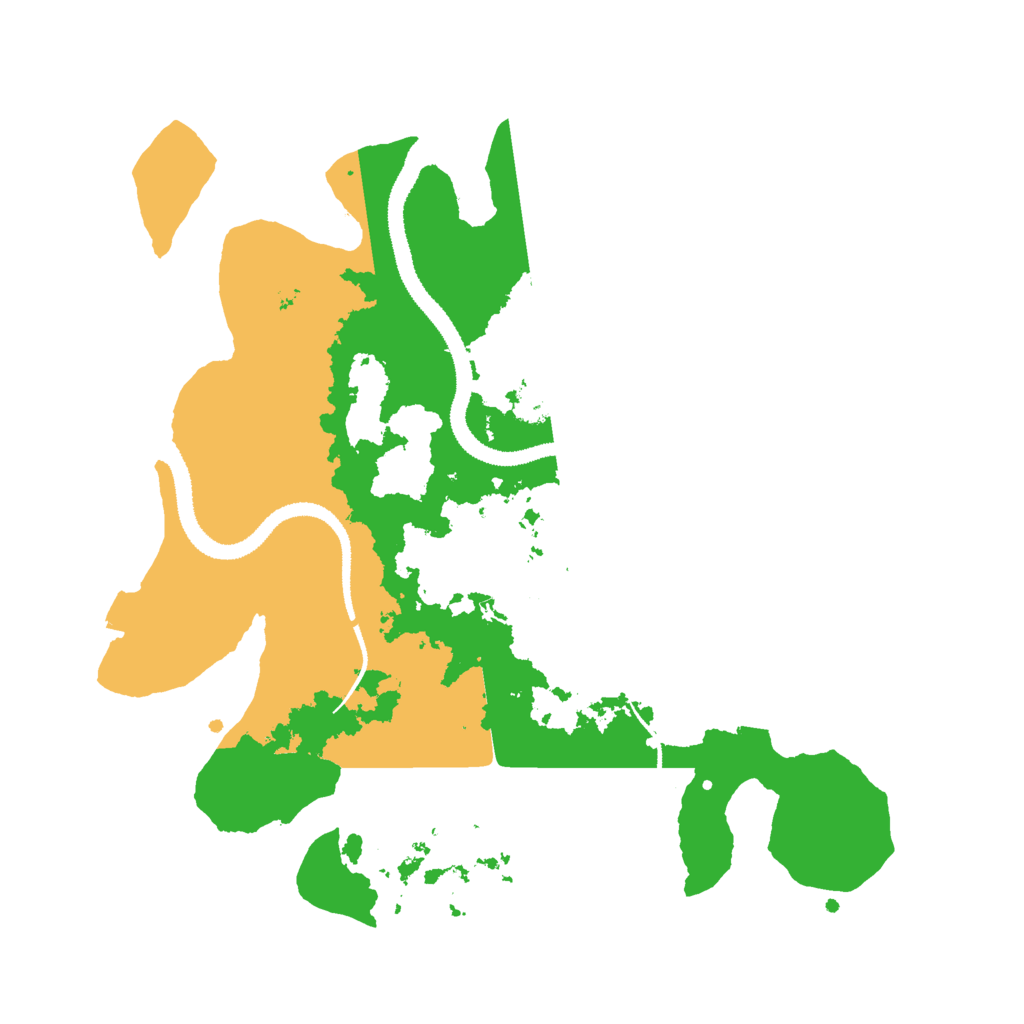 Biome Rust Map: Procedural Map, Size: 3000, Seed: 1183059944