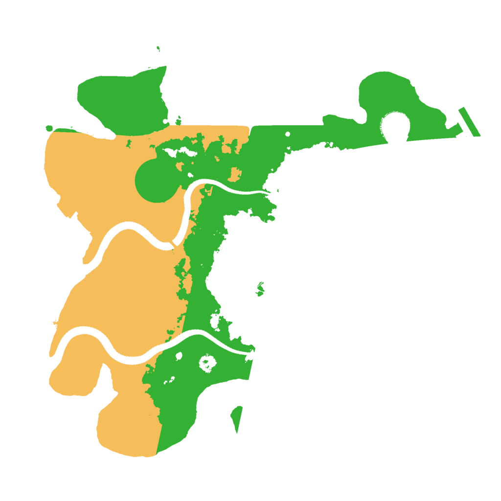 Biome Rust Map: Procedural Map, Size: 3000, Seed: 1790620193