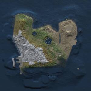 Thumbnail Rust Map: Procedural Map, Size: 2000, Seed: 308518059, 7 Monuments