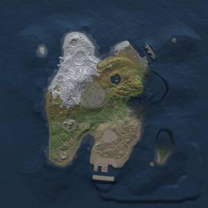 Thumbnail Rust Map: Procedural Map, Size: 2000, Seed: 88002026, 5 Monuments