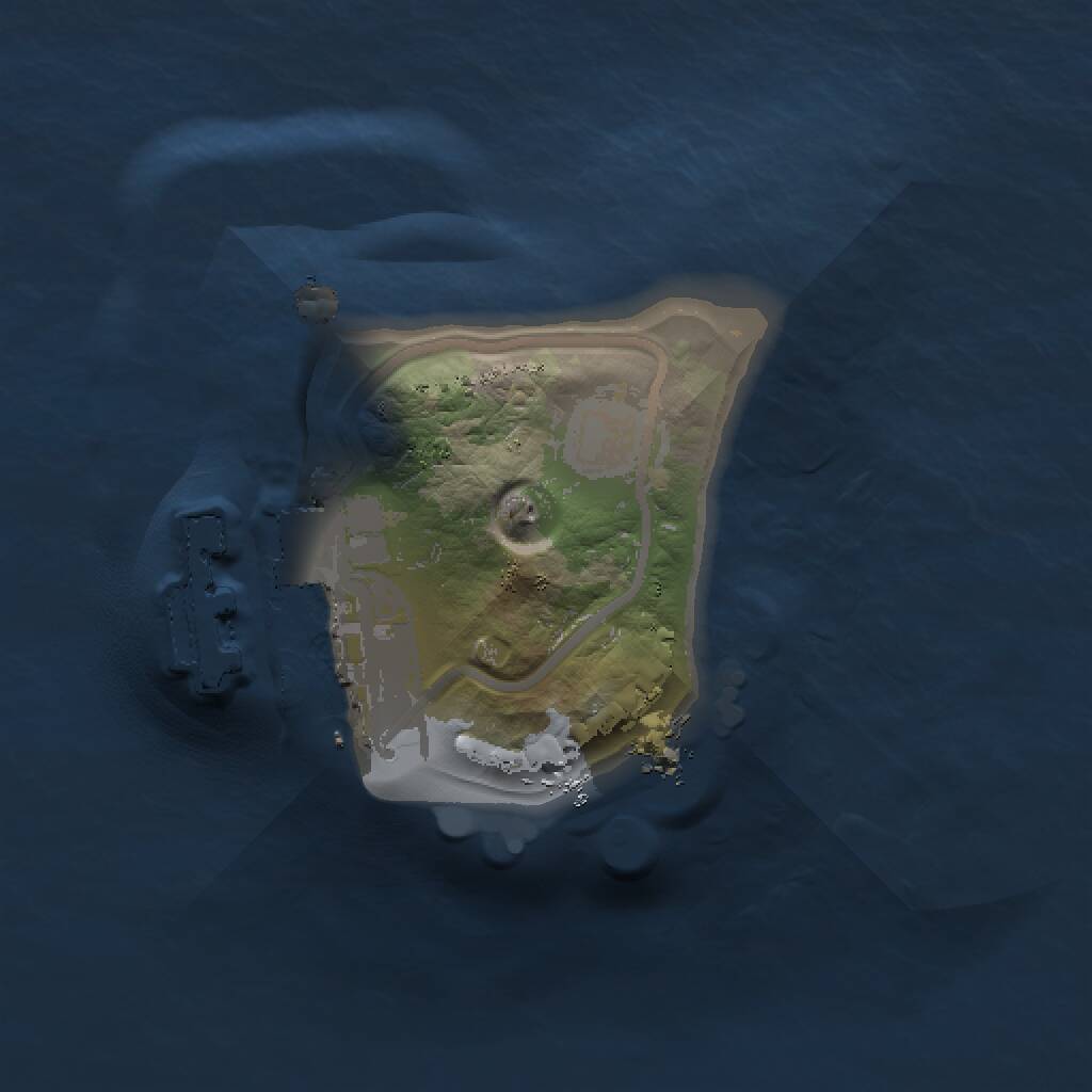 Rust Map: Procedural Map, Size: 1000, Seed: 1589486637, 2 Monuments
