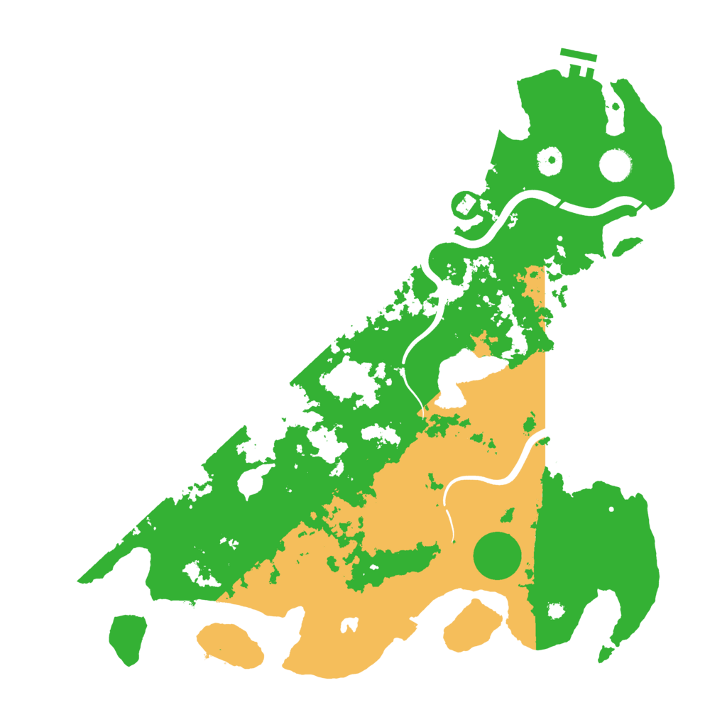 Biome Rust Map: Procedural Map, Size: 4000, Seed: 68197