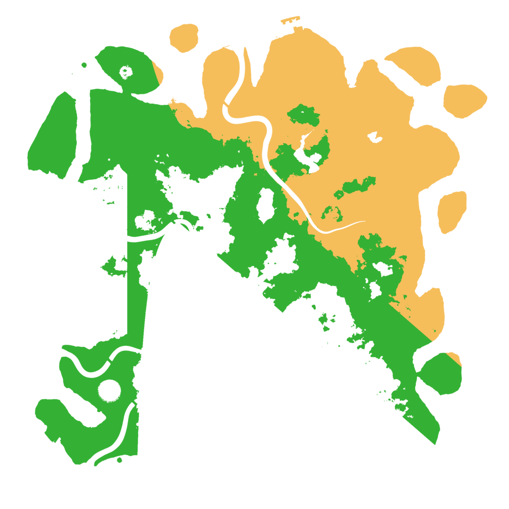 Biome Rust Map: Procedural Map, Size: 4000, Seed: 88336