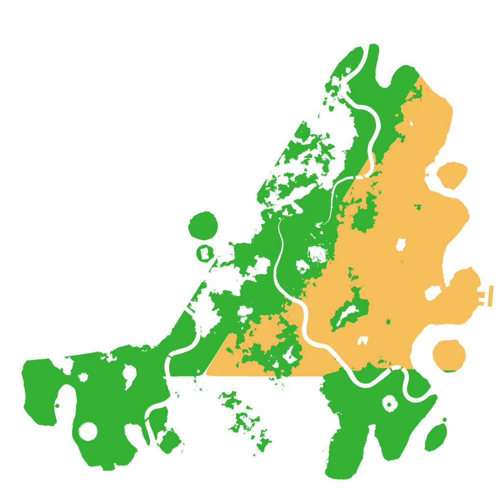 Biome Rust Map: Procedural Map, Size: 4800, Seed: 1029424