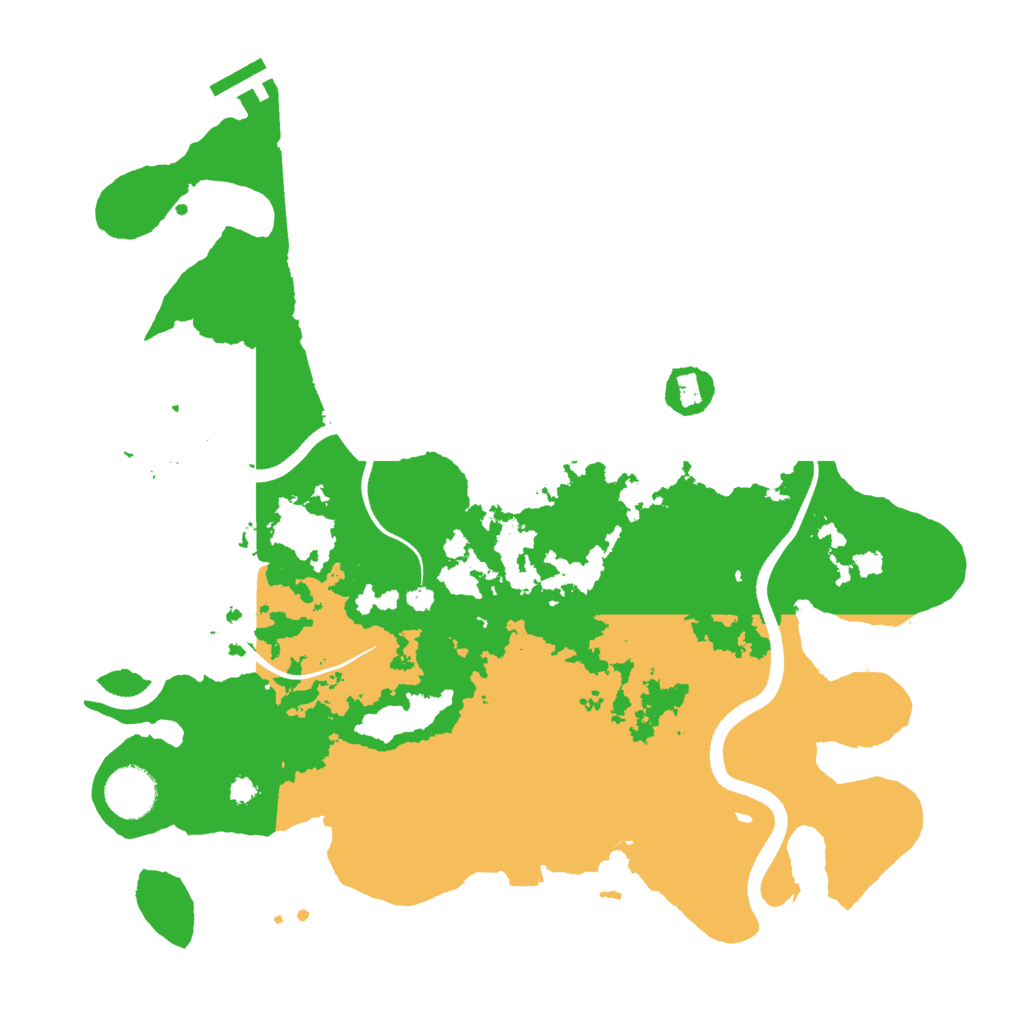 Biome Rust Map: Procedural Map, Size: 3500, Seed: 712693021