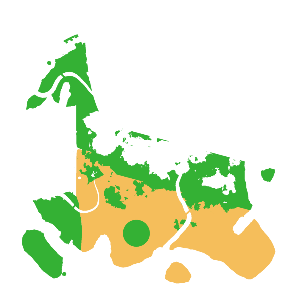 Biome Rust Map: Procedural Map, Size: 3000, Seed: 976652170
