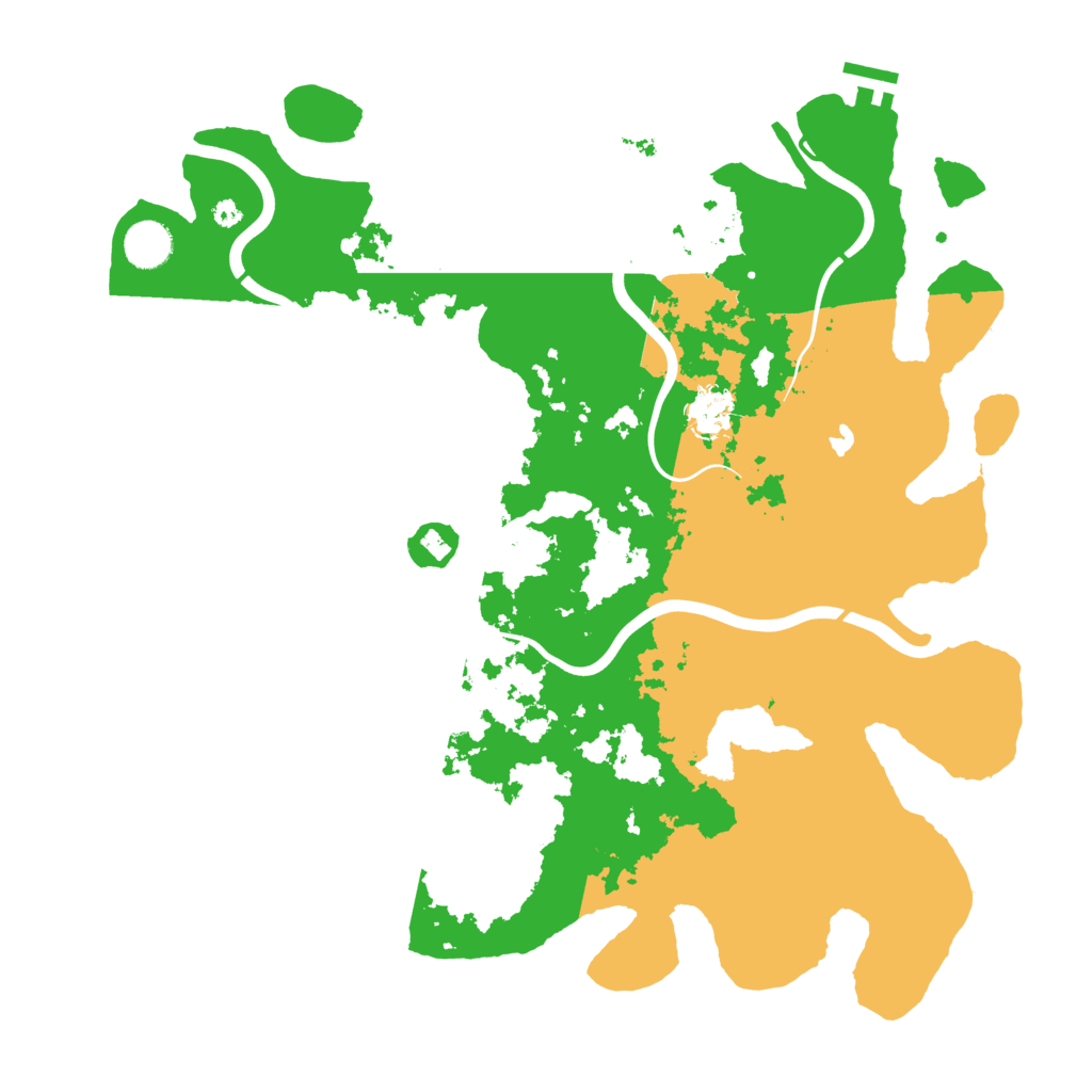 Biome Rust Map: Procedural Map, Size: 4000, Seed: 721981412