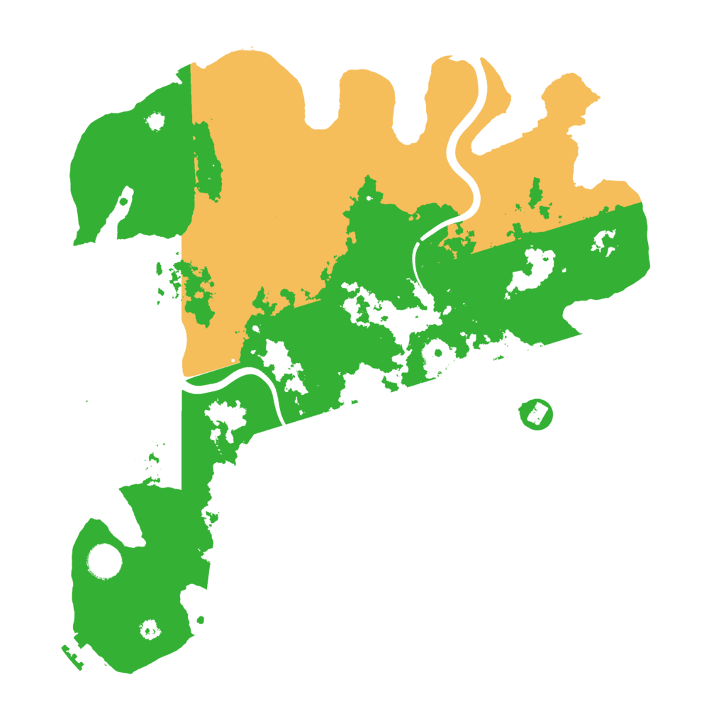 Biome Rust Map: Procedural Map, Size: 3700, Seed: 1320403686