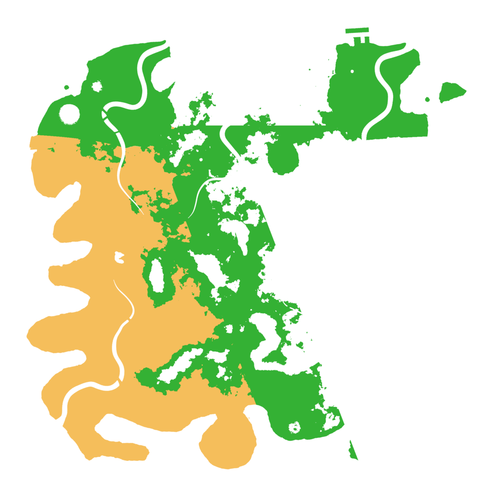 Biome Rust Map: Procedural Map, Size: 4350, Seed: 331706931