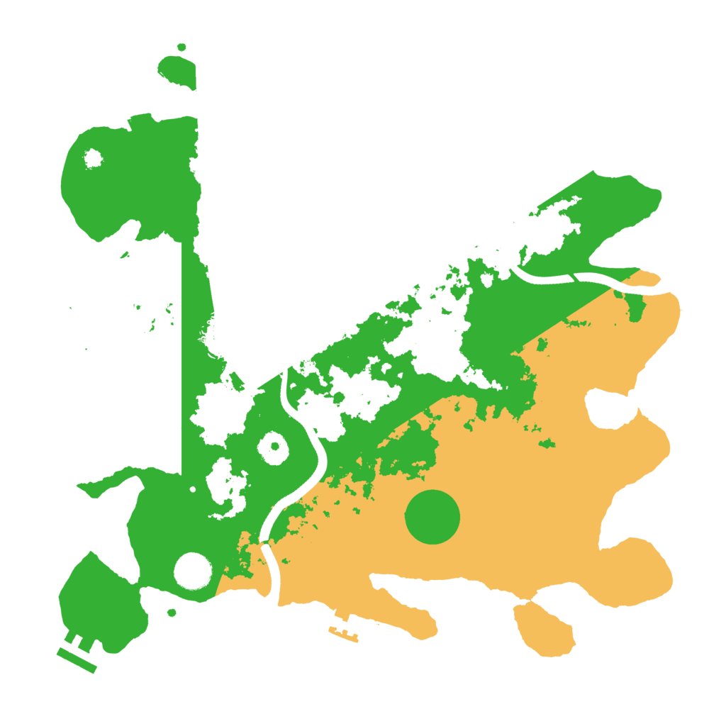Biome Rust Map: Procedural Map, Size: 3500, Seed: 139229839
