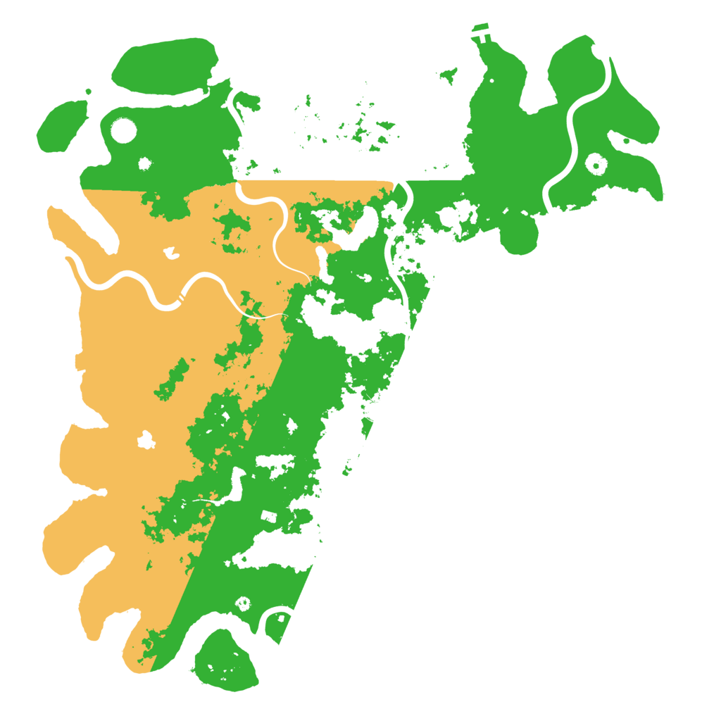 Biome Rust Map: Procedural Map, Size: 5000, Seed: 5678793