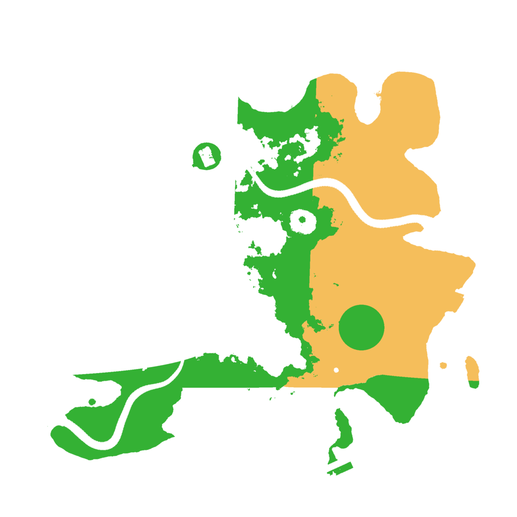 Biome Rust Map: Procedural Map, Size: 3000, Seed: 140402