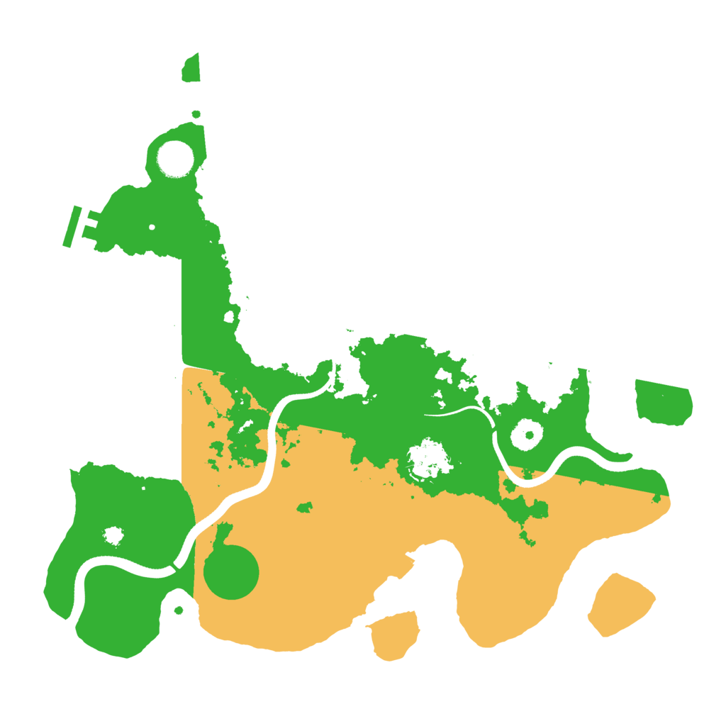Biome Rust Map: Procedural Map, Size: 3500, Seed: 728378982