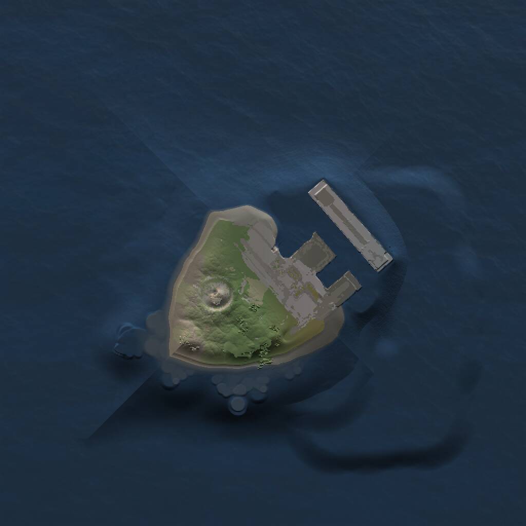 Rust Map: Procedural Map, Size: 1000, Seed: 983096616, 2 Monuments