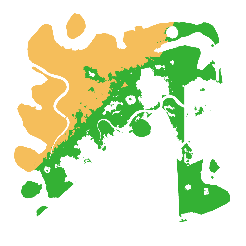 Biome Rust Map: Procedural Map, Size: 3800, Seed: 287175241