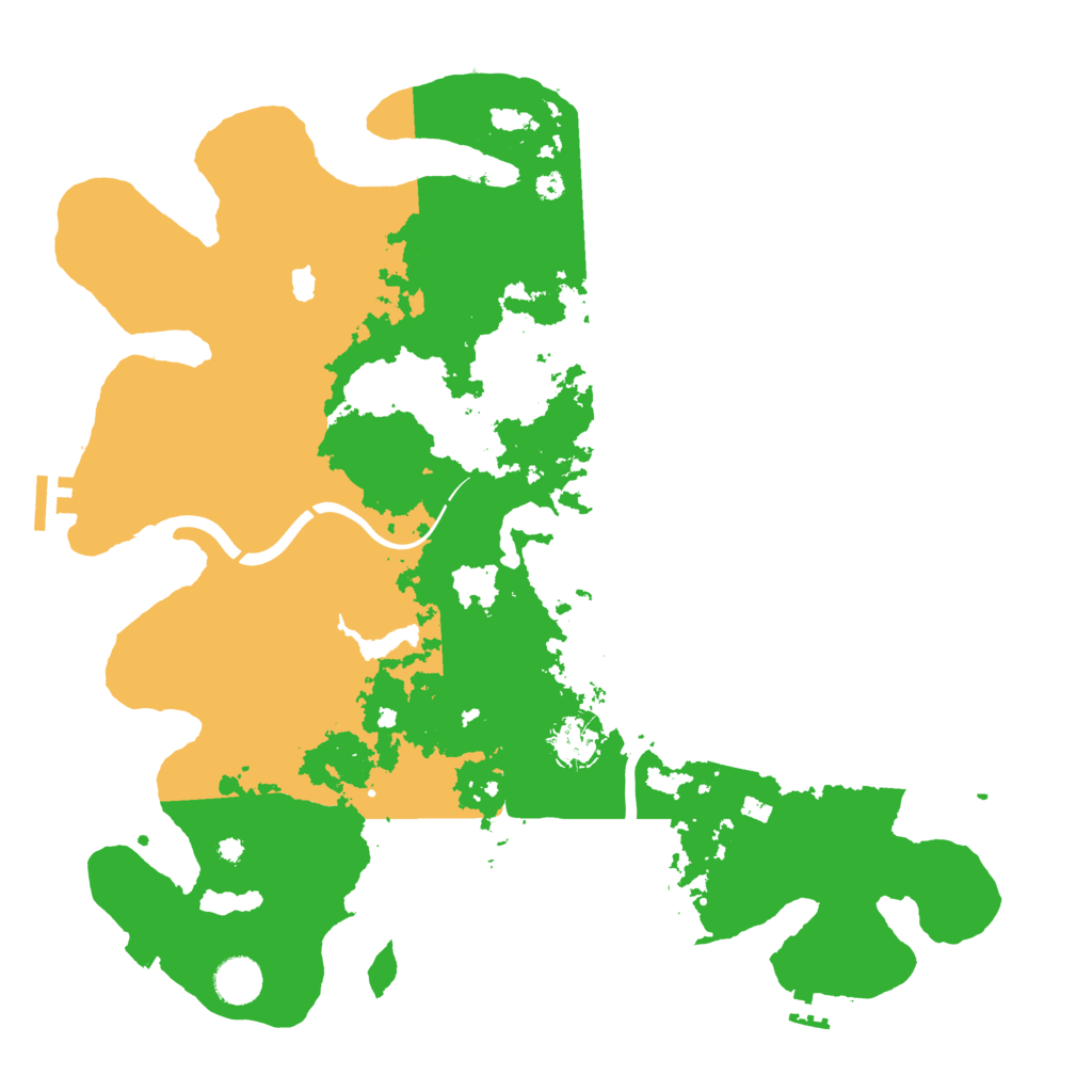Biome Rust Map: Procedural Map, Size: 4000, Seed: 995749546