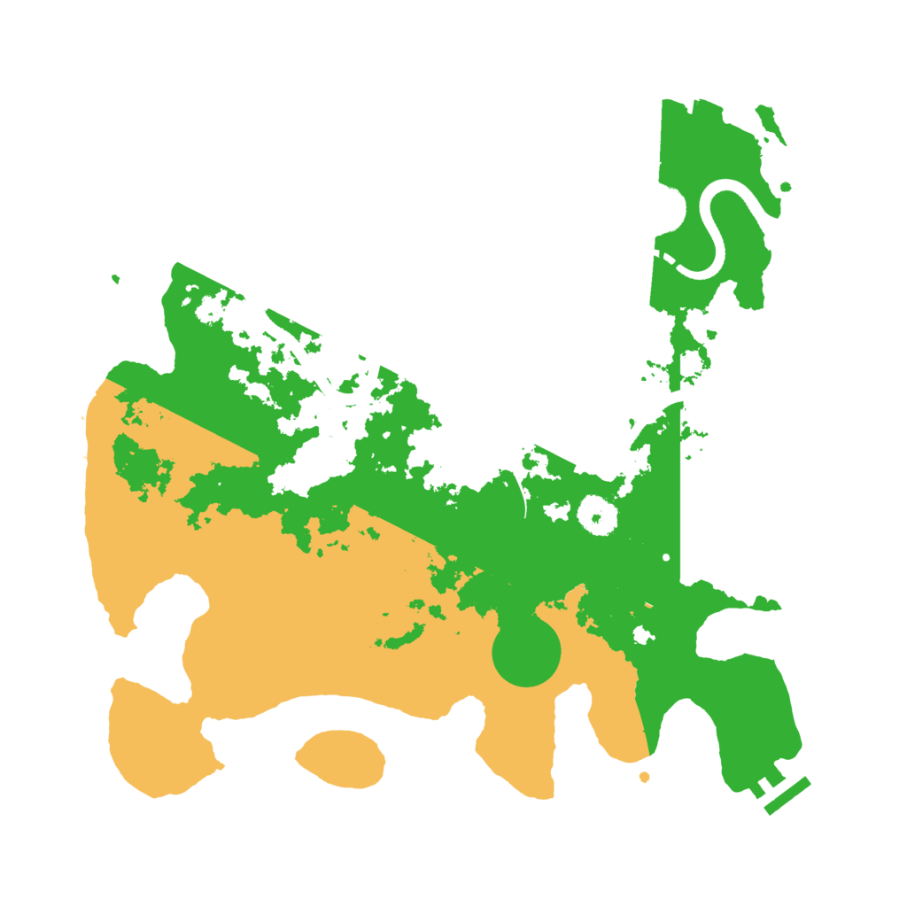 Biome Rust Map: Procedural Map, Size: 3500, Seed: 1095082772