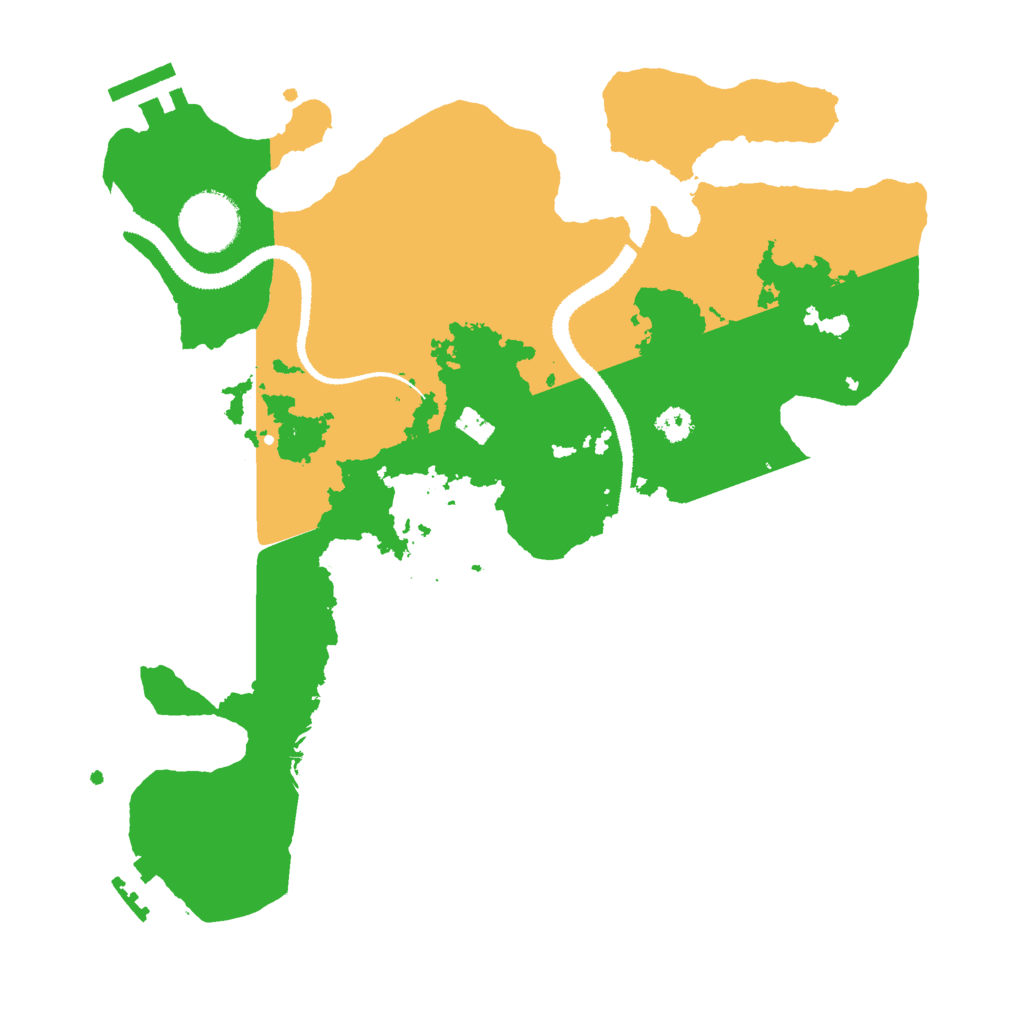 Biome Rust Map: Procedural Map, Size: 3000, Seed: 1107926895