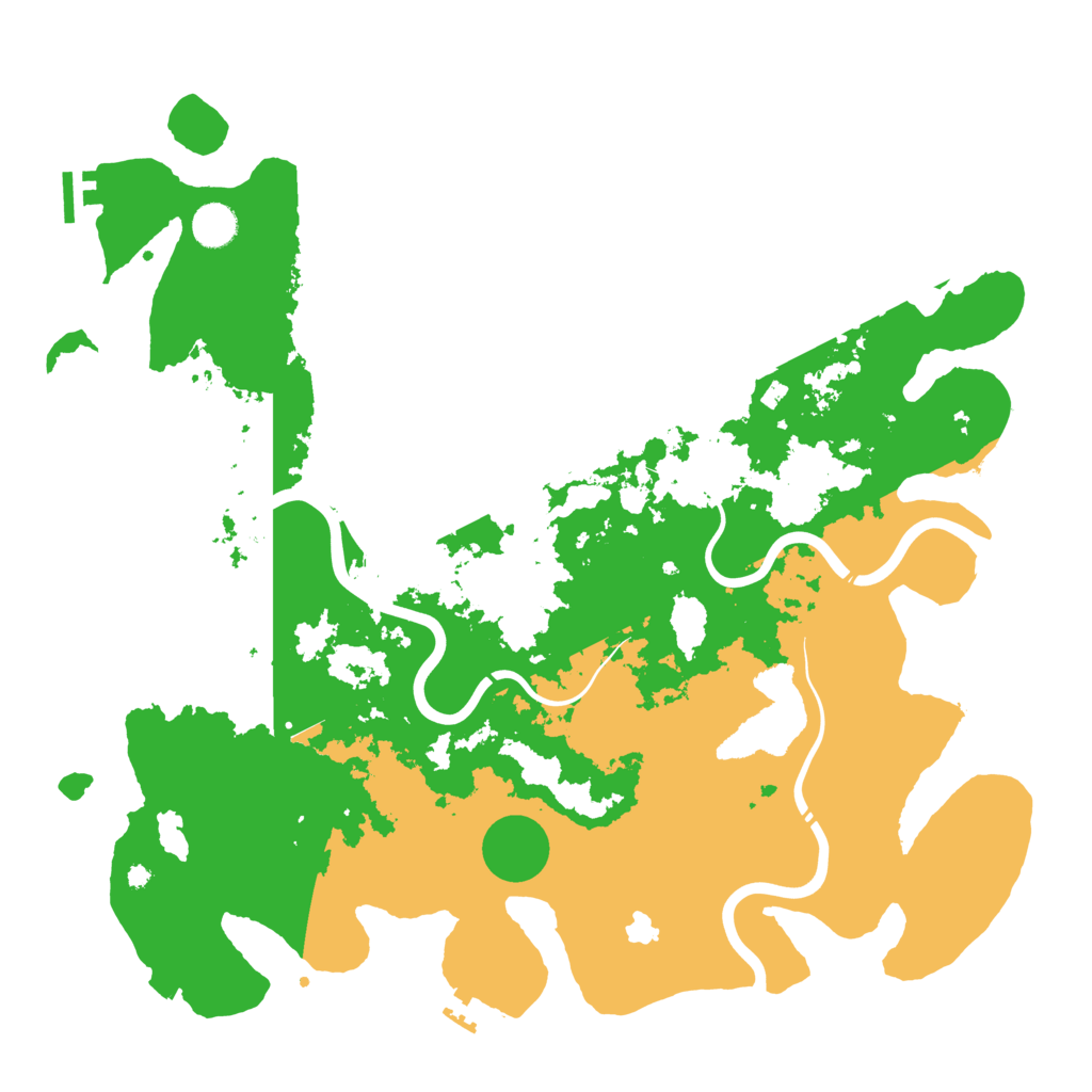 Biome Rust Map: Procedural Map, Size: 4300, Seed: 994478820