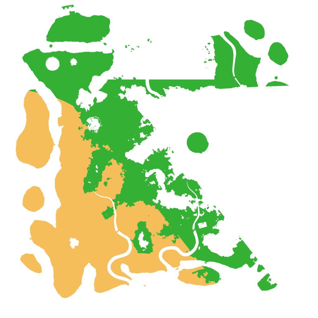 Biome Rust Map: Procedural Map, Size: 4096, Seed: 109706911