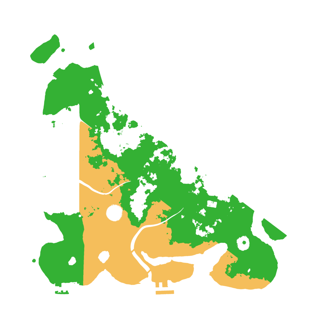 Biome Rust Map: Procedural Map, Size: 3500, Seed: 754535252