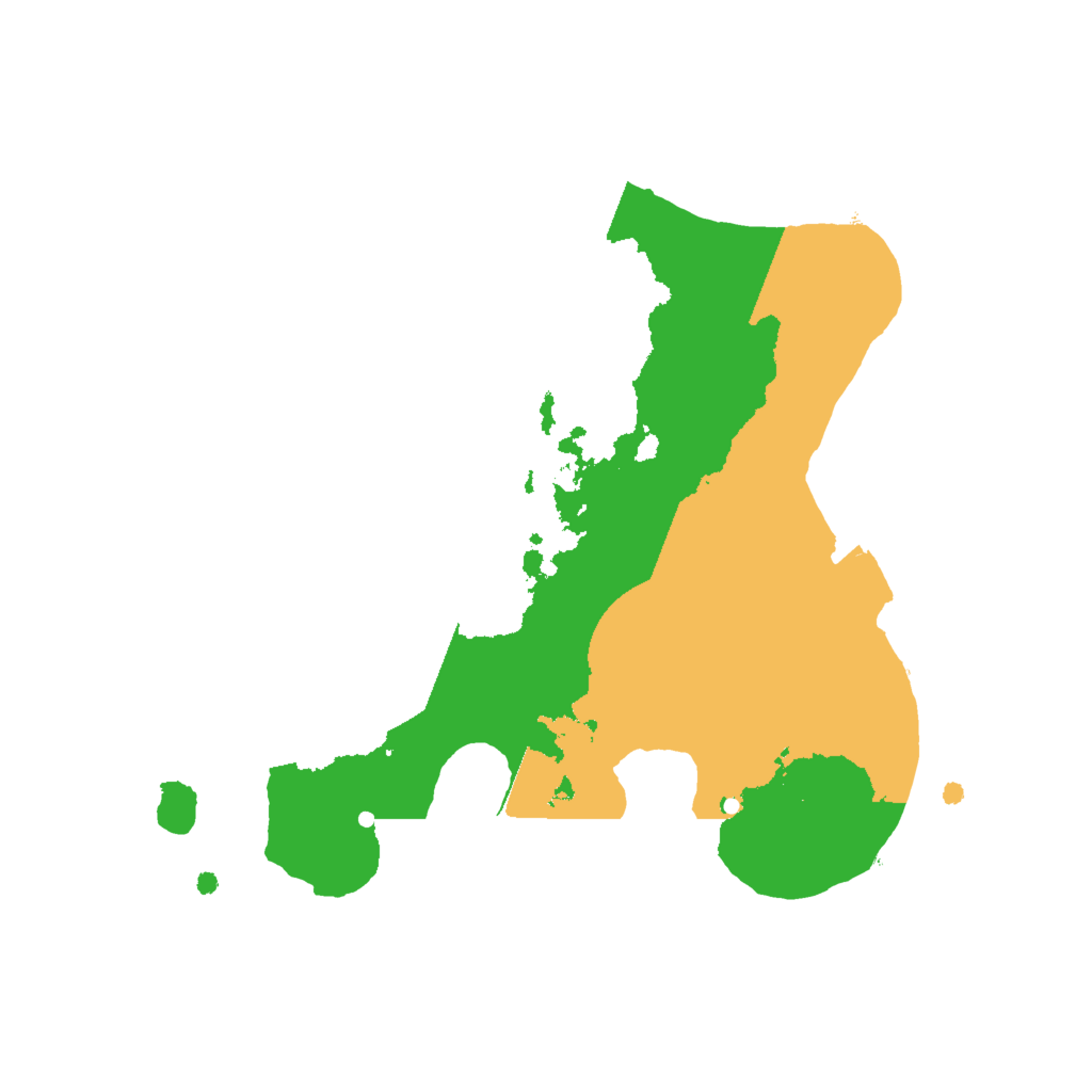 Biome Rust Map: Procedural Map, Size: 2000, Seed: 1582982484
