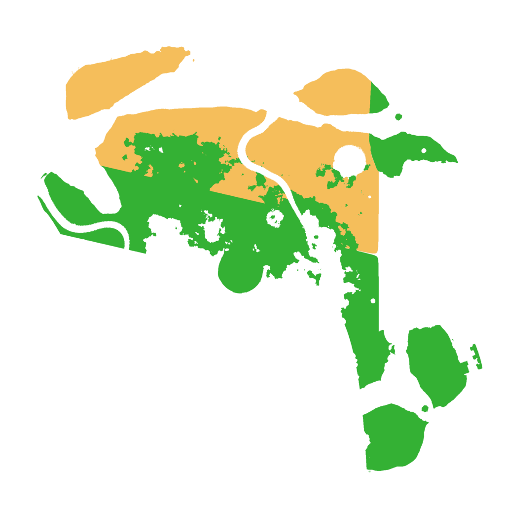 Biome Rust Map: Procedural Map, Size: 3000, Seed: 65359
