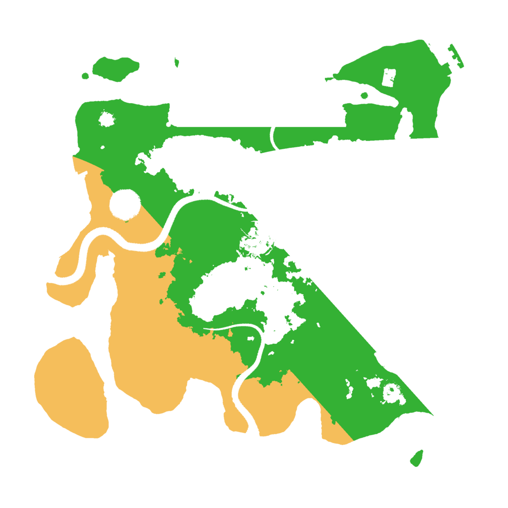 Biome Rust Map: Procedural Map, Size: 3000, Seed: 1766359776