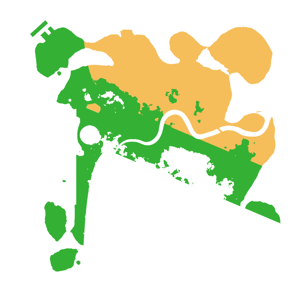 Biome Rust Map: Procedural Map, Size: 3000, Seed: 1087126588