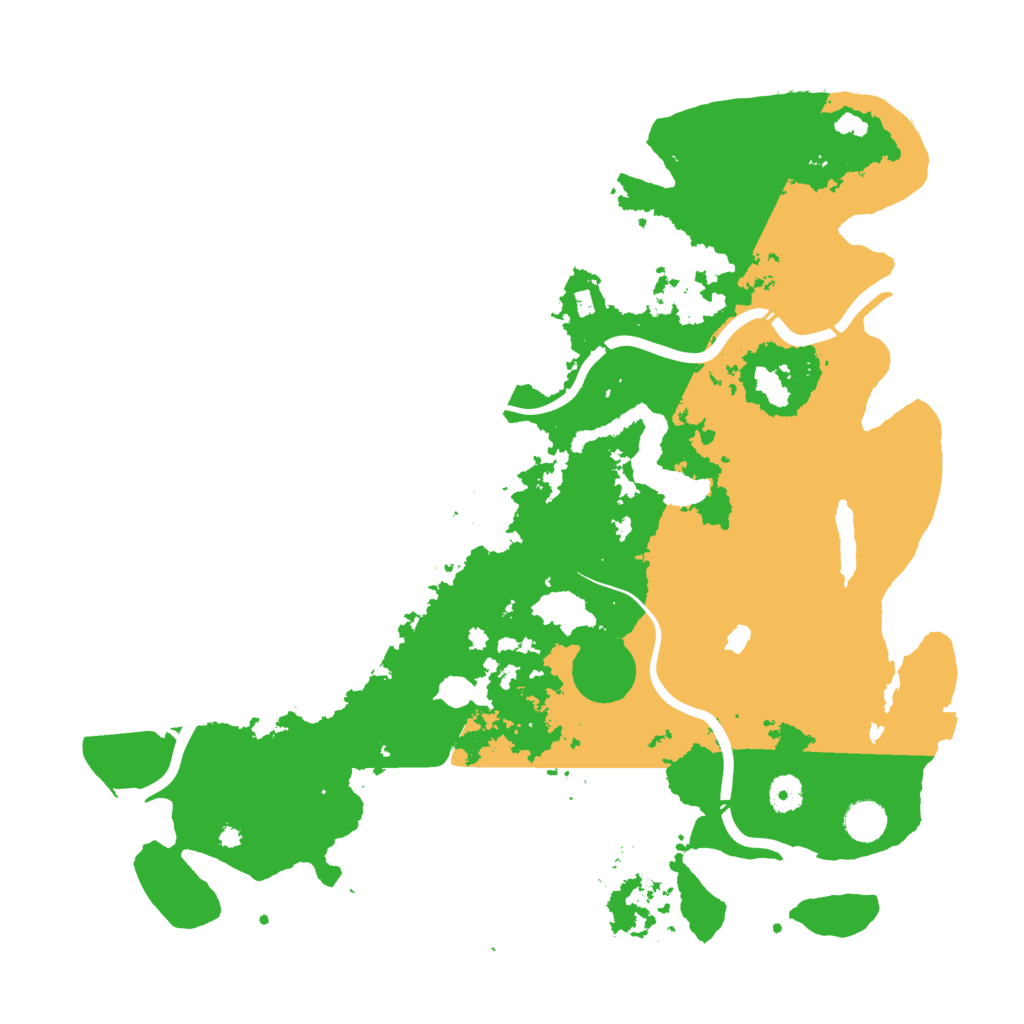 Biome Rust Map: Procedural Map, Size: 4300, Seed: 1333712240