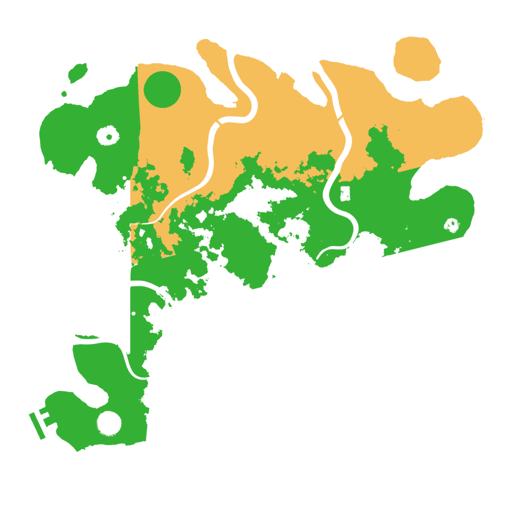 Biome Rust Map: Procedural Map, Size: 3750, Seed: 2021988