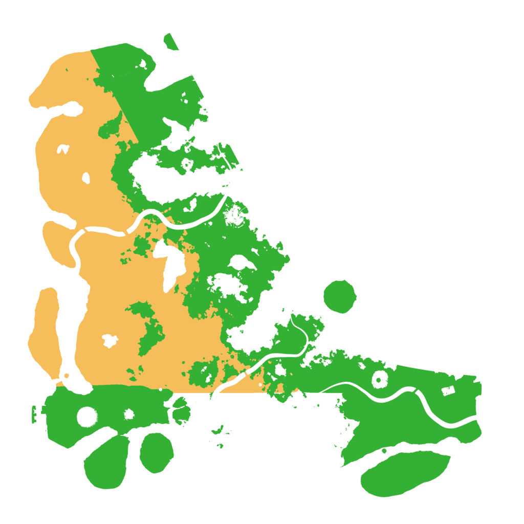 Biome Rust Map: Procedural Map, Size: 4500, Seed: 1172132861