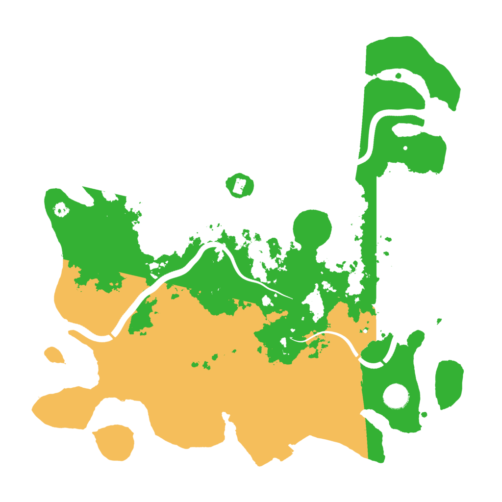 Biome Rust Map: Procedural Map, Size: 3500, Seed: 2141034373