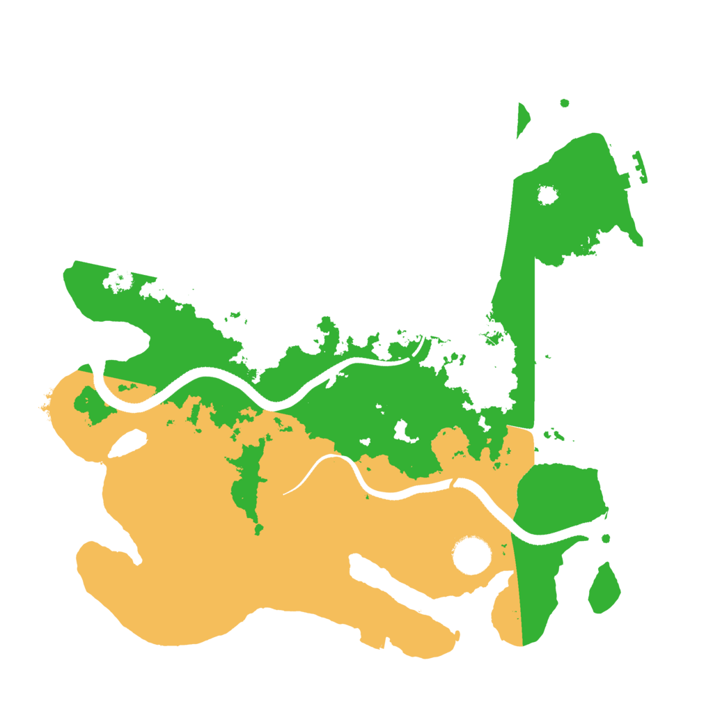 Biome Rust Map: Procedural Map, Size: 3300, Seed: 2037244432