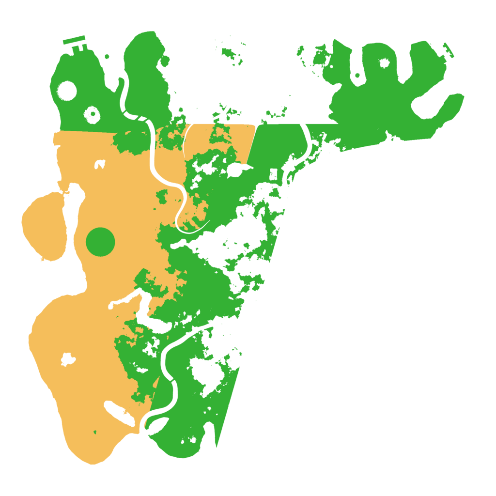 Biome Rust Map: Procedural Map, Size: 4500, Seed: 1590386183