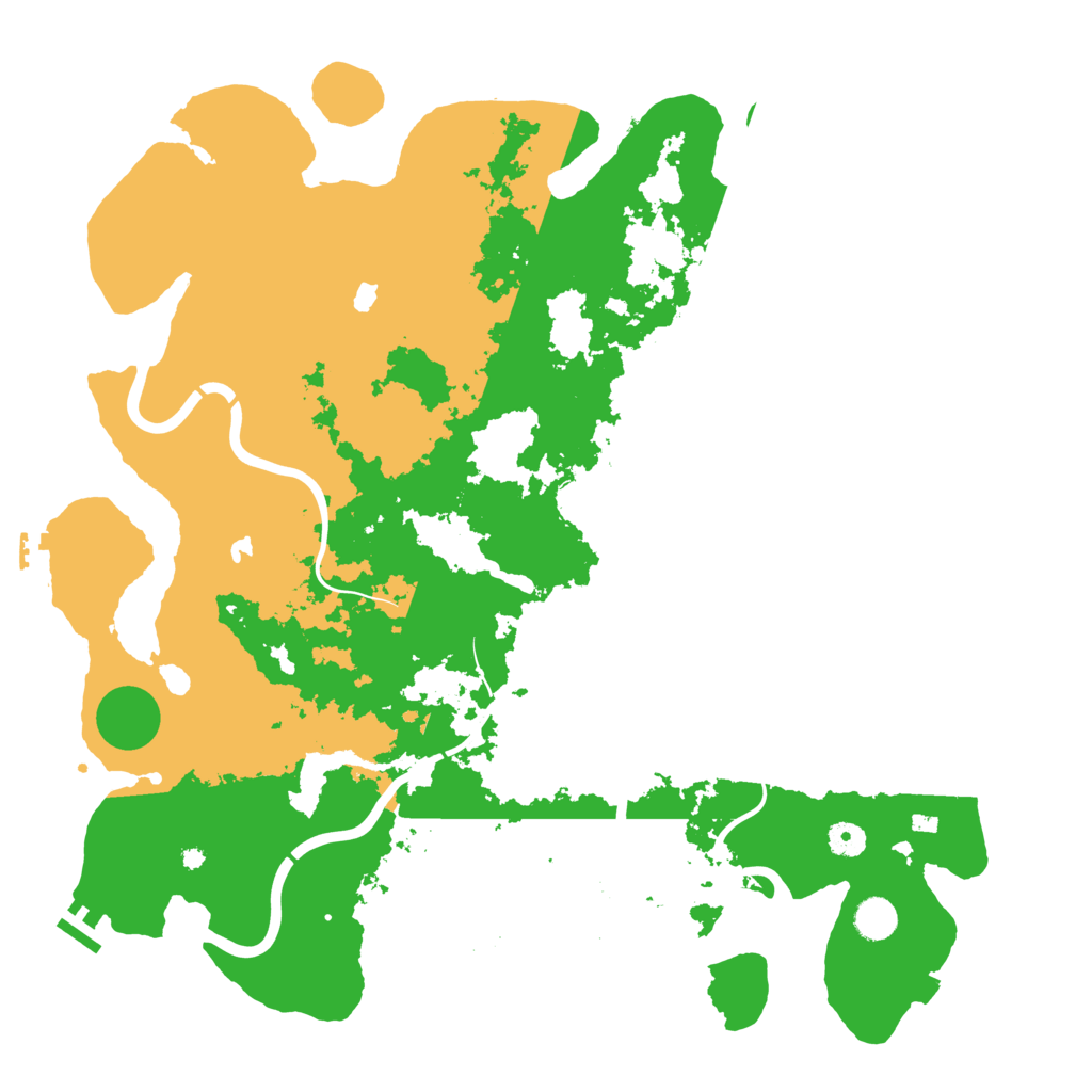 Biome Rust Map: Procedural Map, Size: 4500, Seed: 1120585552