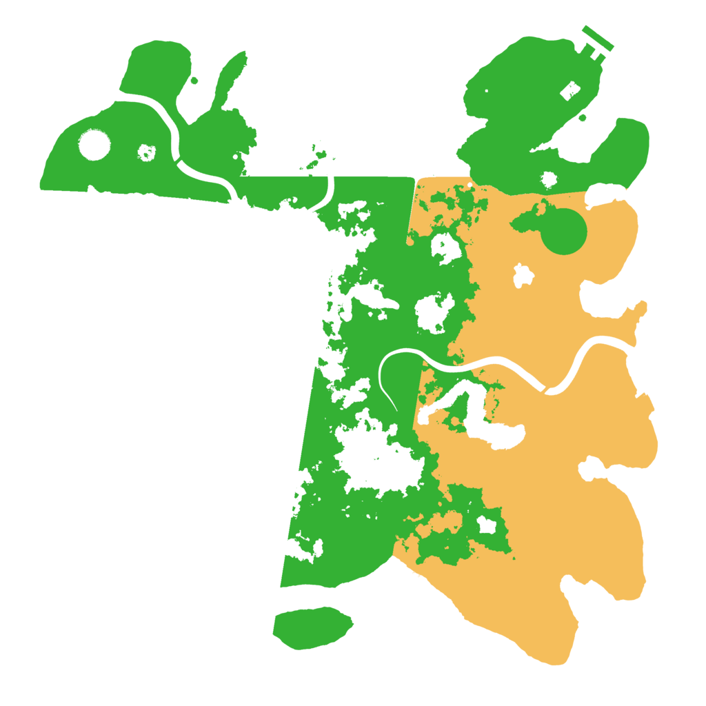 Biome Rust Map: Procedural Map, Size: 4000, Seed: 356285286
