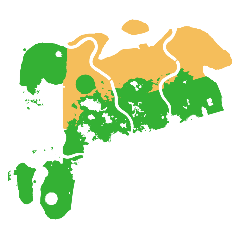 Biome Rust Map: Procedural Map, Size: 3500, Seed: 338386065